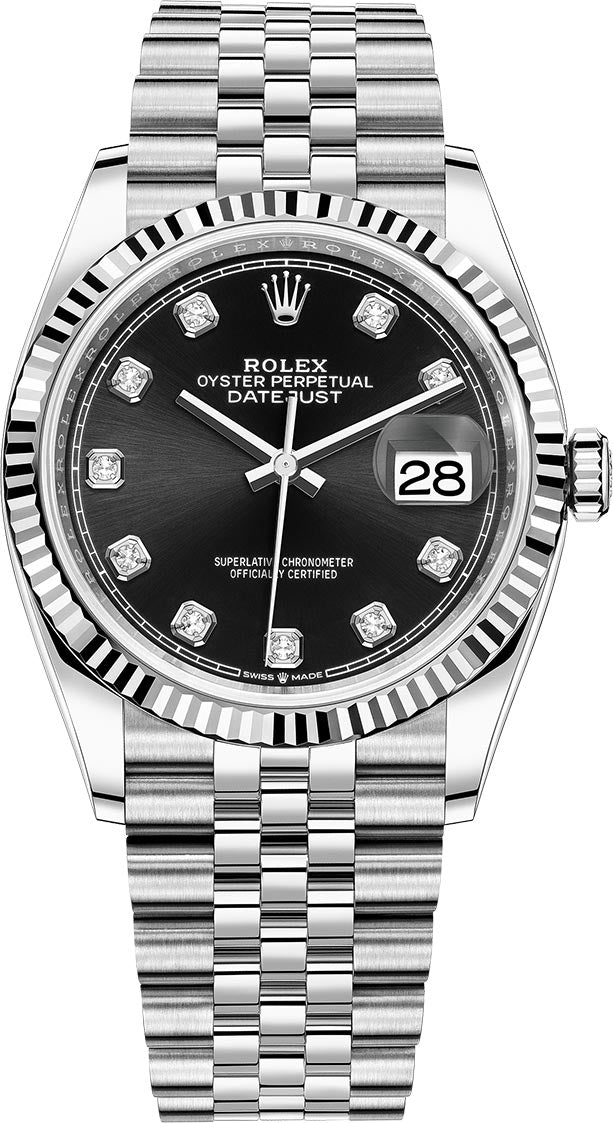 Datejust Diamonds (Black)
