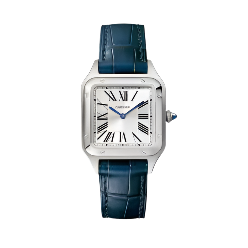 Santos Dumont Blue Leather