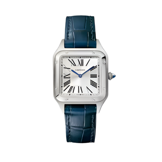 Santos Dumont Blue Leather