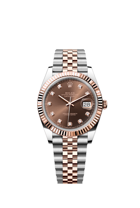 Datejust Everose Two-Tone (Chocolate Diamond)