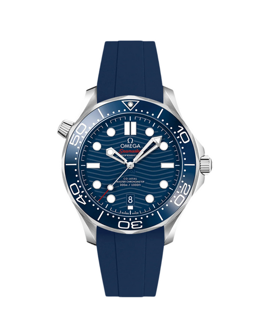 Seamaster Rubber Strap (Blue)