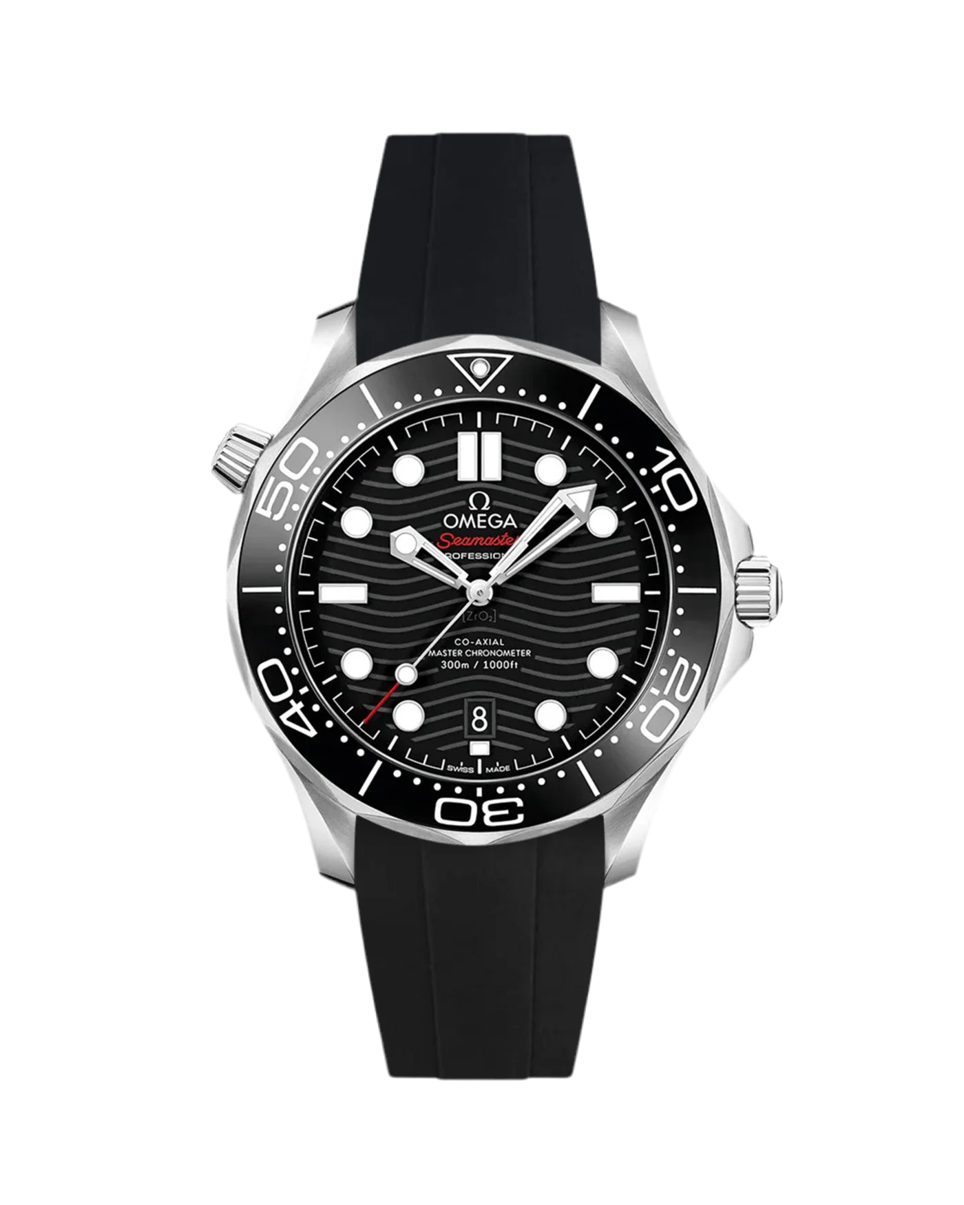 Seamaster Rubber Strap (Black)