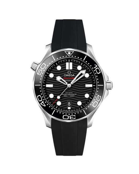 Seamaster Rubber Strap (Black)