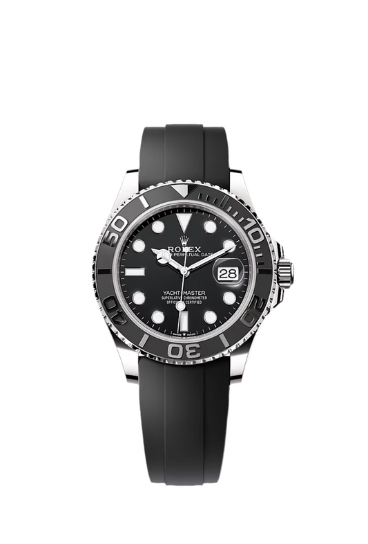 Yacht-Master Rubber Strap (Black)