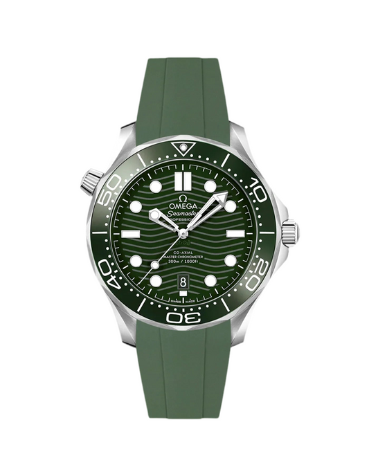 Seamaster Rubber Strap (Green)