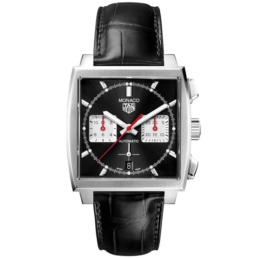 Monaco Leather Strap (Black)