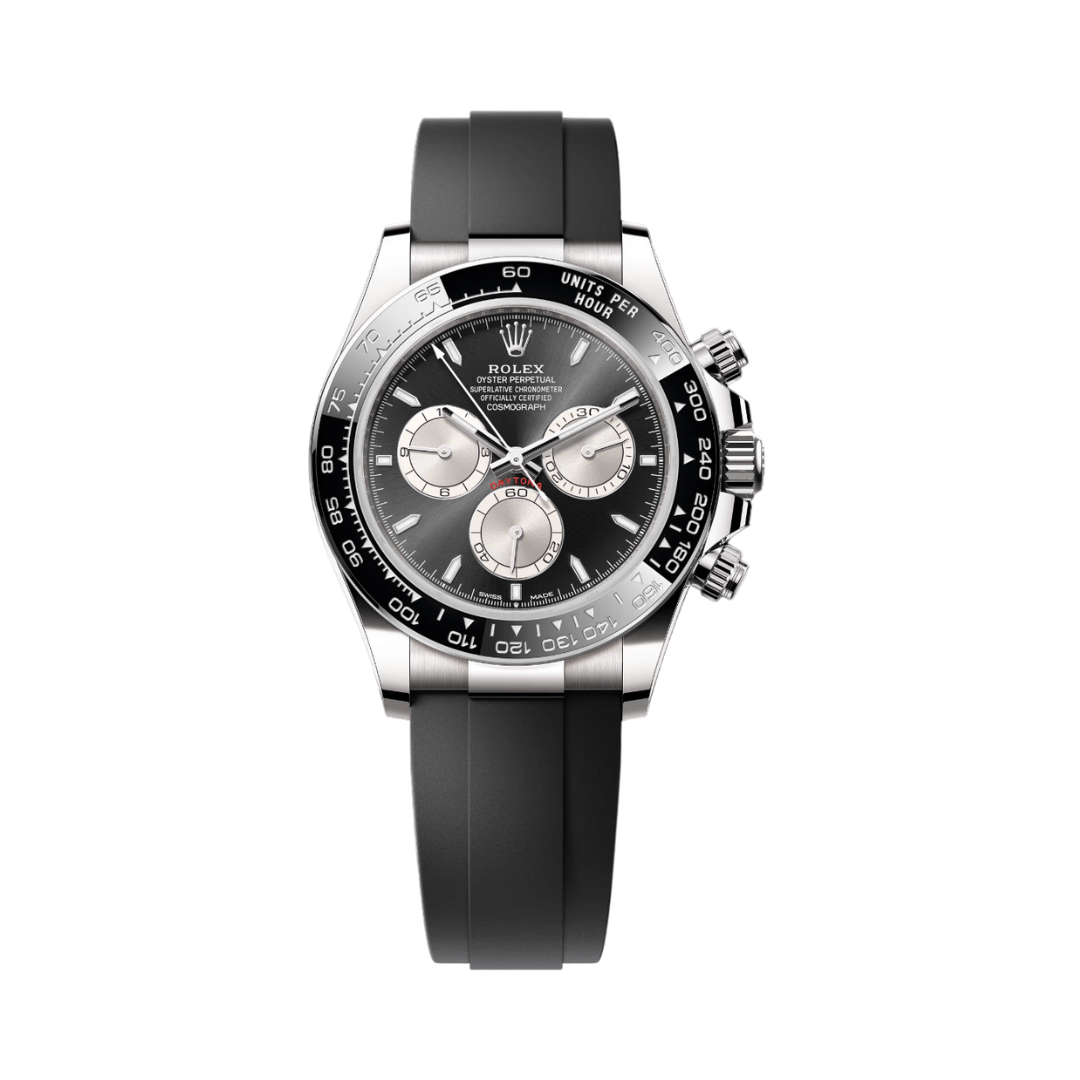 Daytona Oyster Flex (Black and Silver)