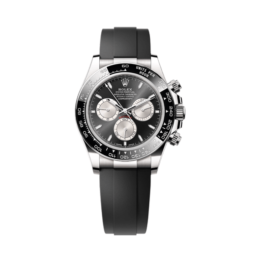 Daytona Oyster Flex (Black and Silver)