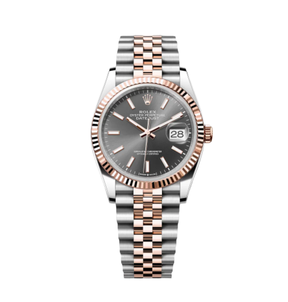 Datejust Two-Tone (Rhodium)