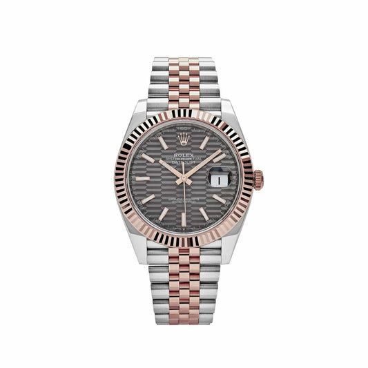 Datejust Two-Tone (Rhodium Motif)