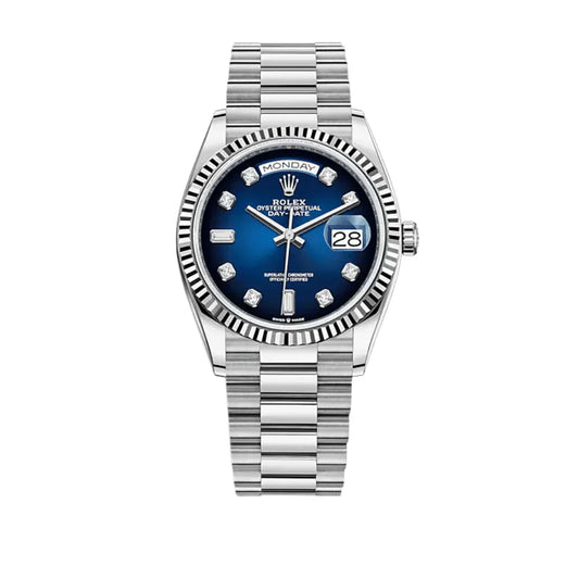 Day Date (Blue Ombre Diamonds)